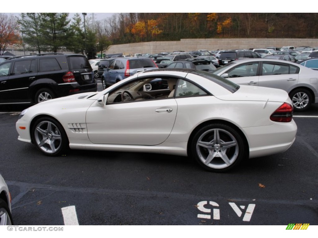 2009 Diamond White Metallic Mercedes Benz Sl 550 Roadster 57034147 Photo 3 7412