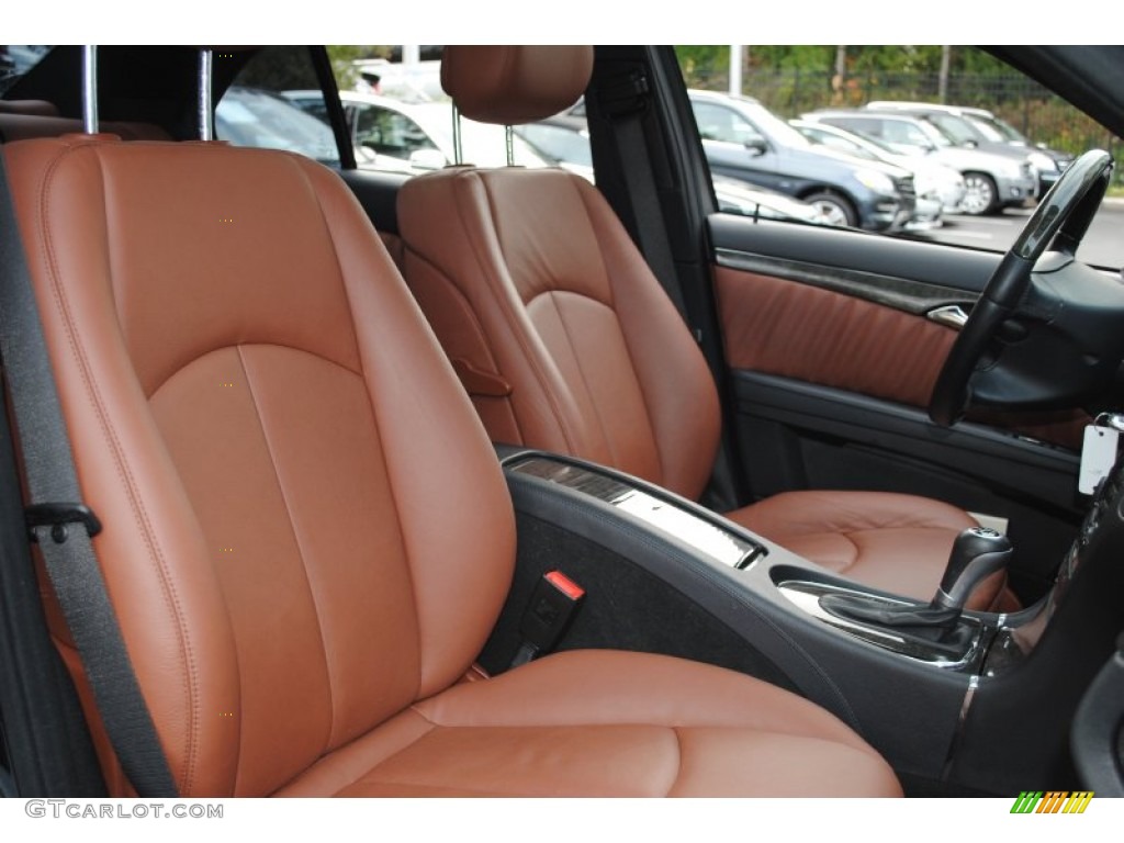 Cognac Brown/Black Interior 2008 Mercedes-Benz E 350 4Matic Sedan Photo #57089553