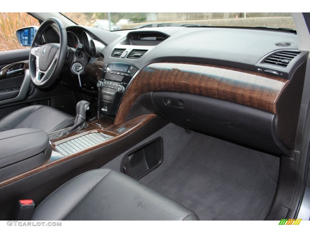 2010 Acura MDX Standard MDX Model Ebony Dashboard Photo #57090203