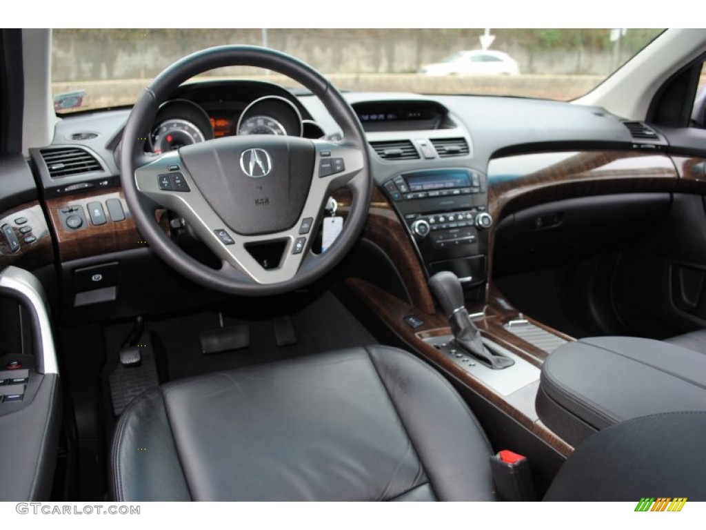 2010 Acura MDX Standard MDX Model Ebony Dashboard Photo #57090227