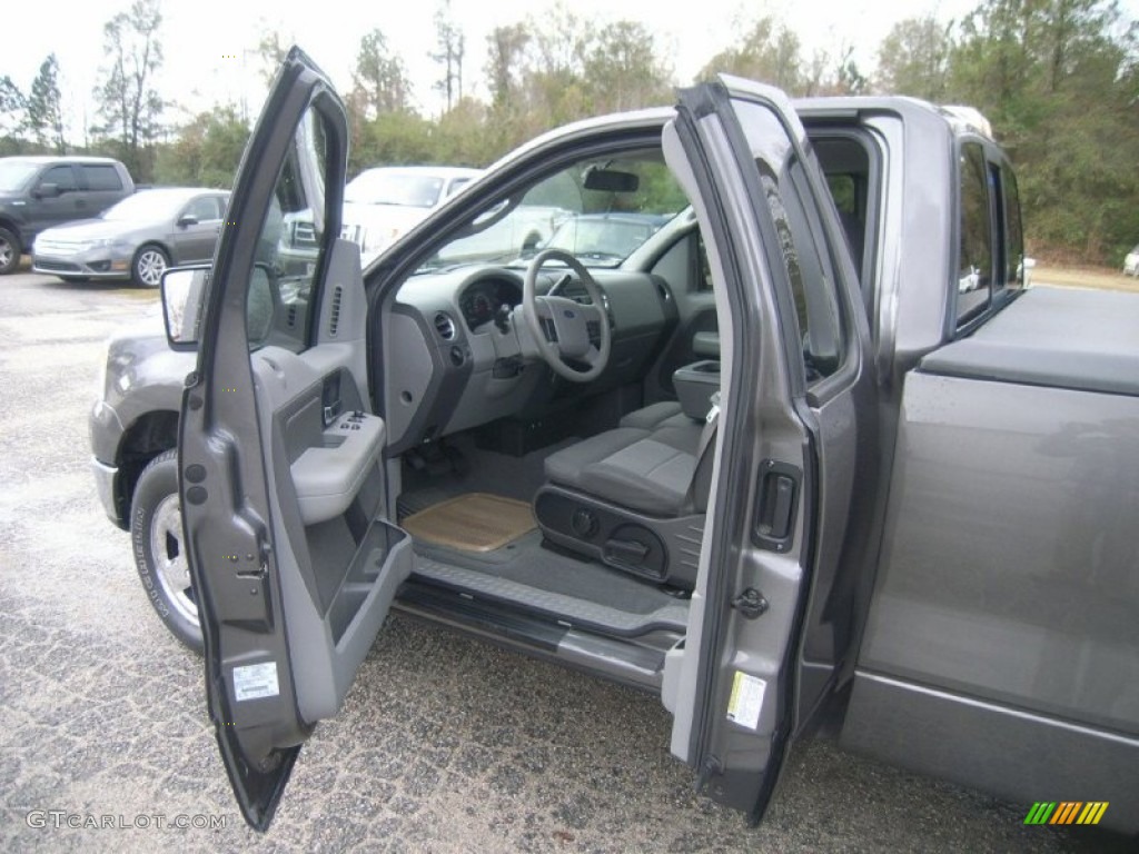 2005 F150 XLT Regular Cab - Dark Shadow Grey Metallic / Medium Flint Grey photo #11
