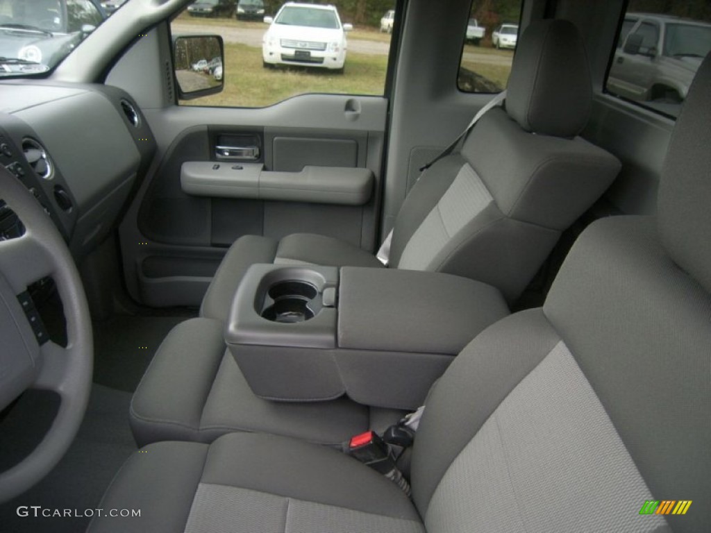 2005 F150 XLT Regular Cab - Dark Shadow Grey Metallic / Medium Flint Grey photo #13