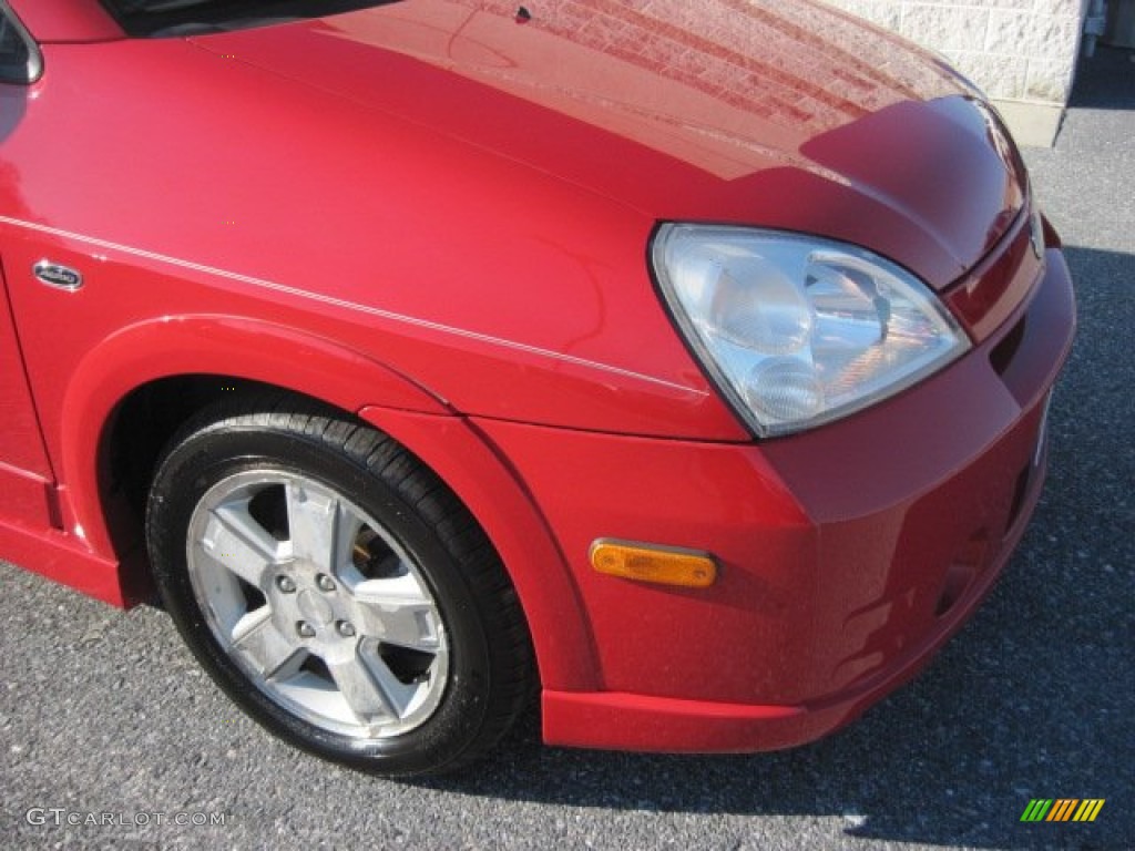 2003 Aerio SX AWD Sport Wagon - Racy Red / Black photo #4
