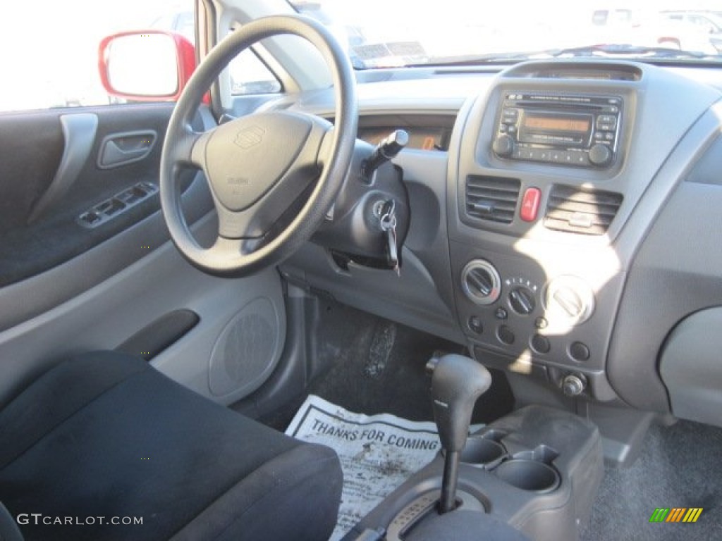 2003 Aerio SX AWD Sport Wagon - Racy Red / Black photo #7