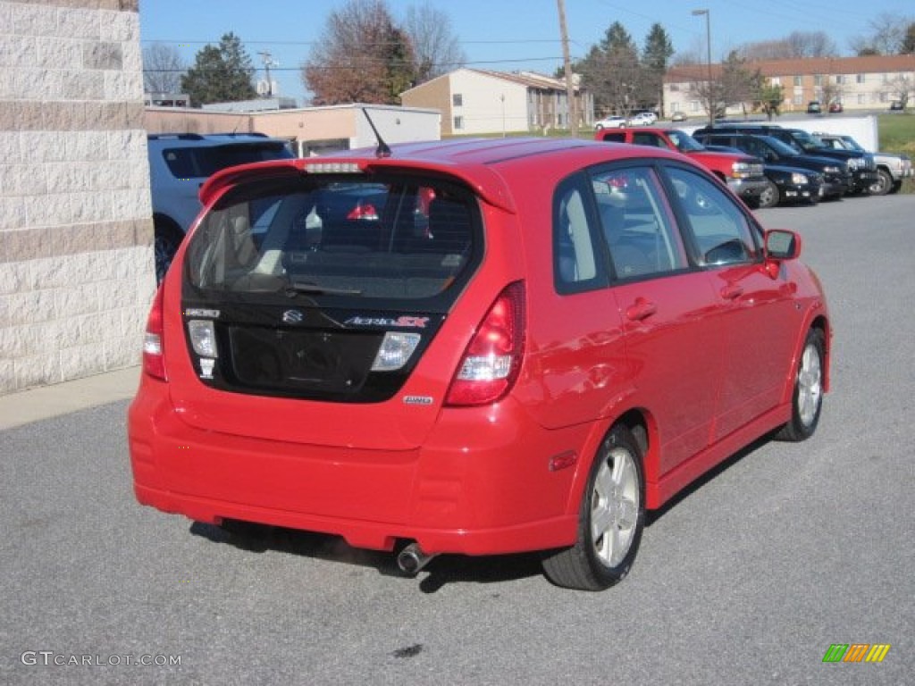 2003 Aerio SX AWD Sport Wagon - Racy Red / Black photo #8
