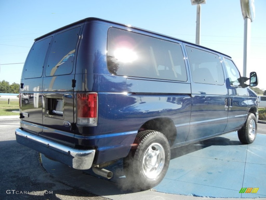Dark Blue Pearl Metallic 2008 Ford E Series Van E150 XLT Passenger Exterior Photo #57091670