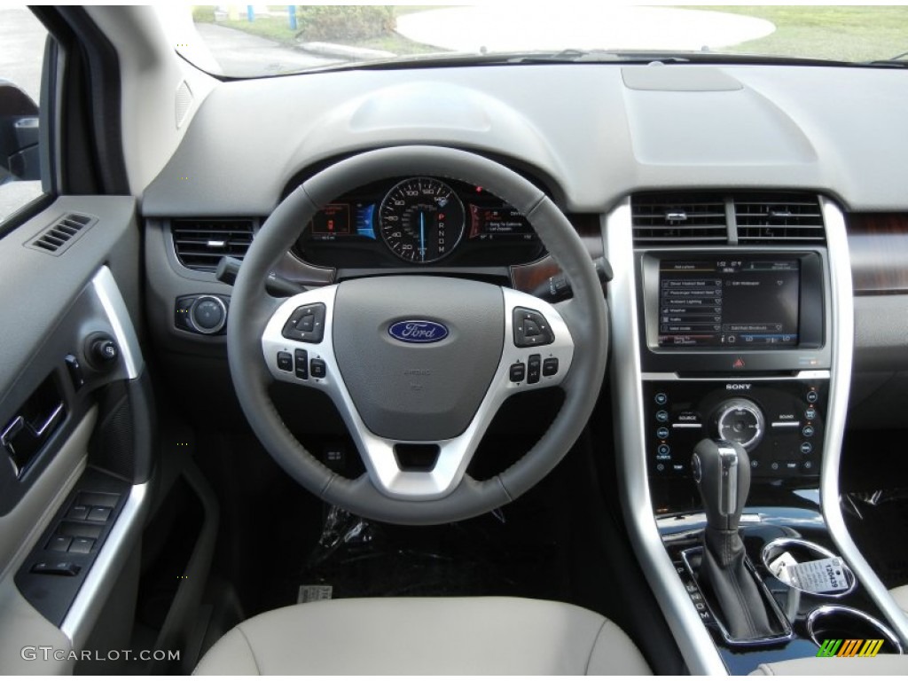 2012 Ford Edge Limited Medium Light Stone Dashboard Photo #57092213