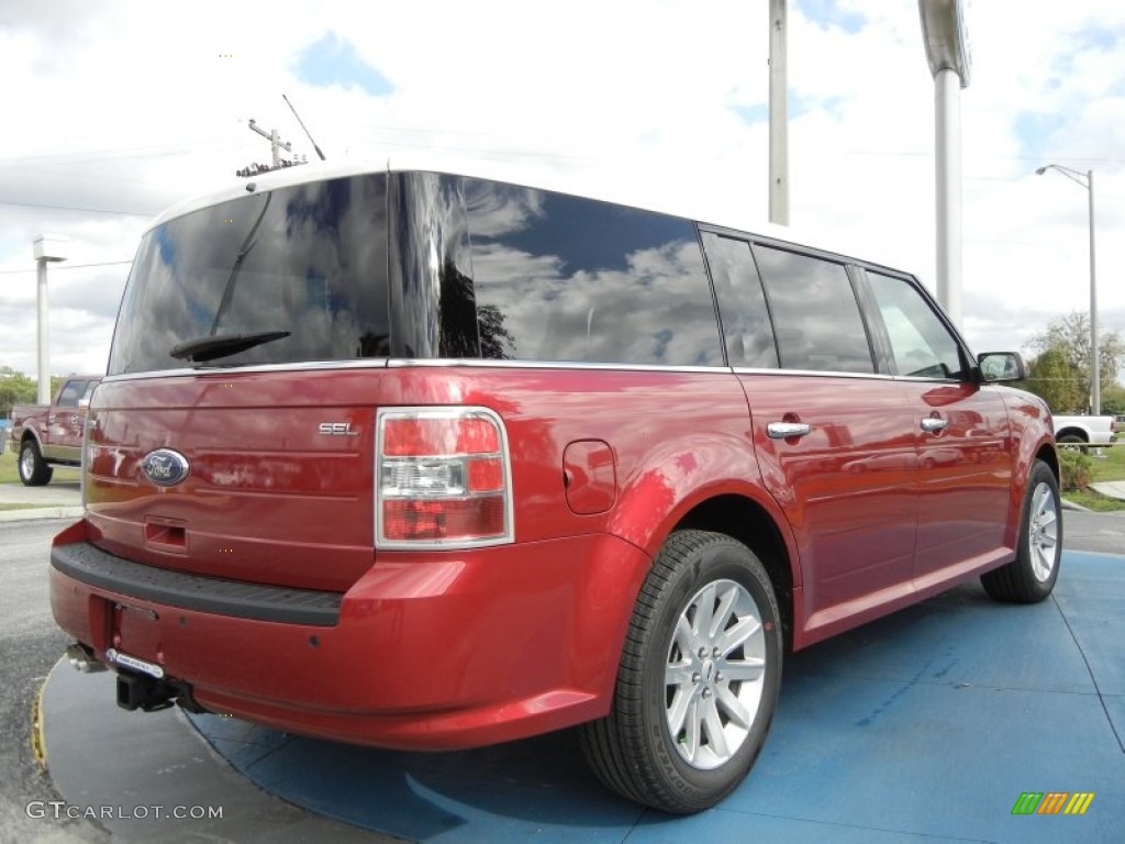 Red Candy Metallic 2012 Ford Flex SEL Exterior Photo #57092297