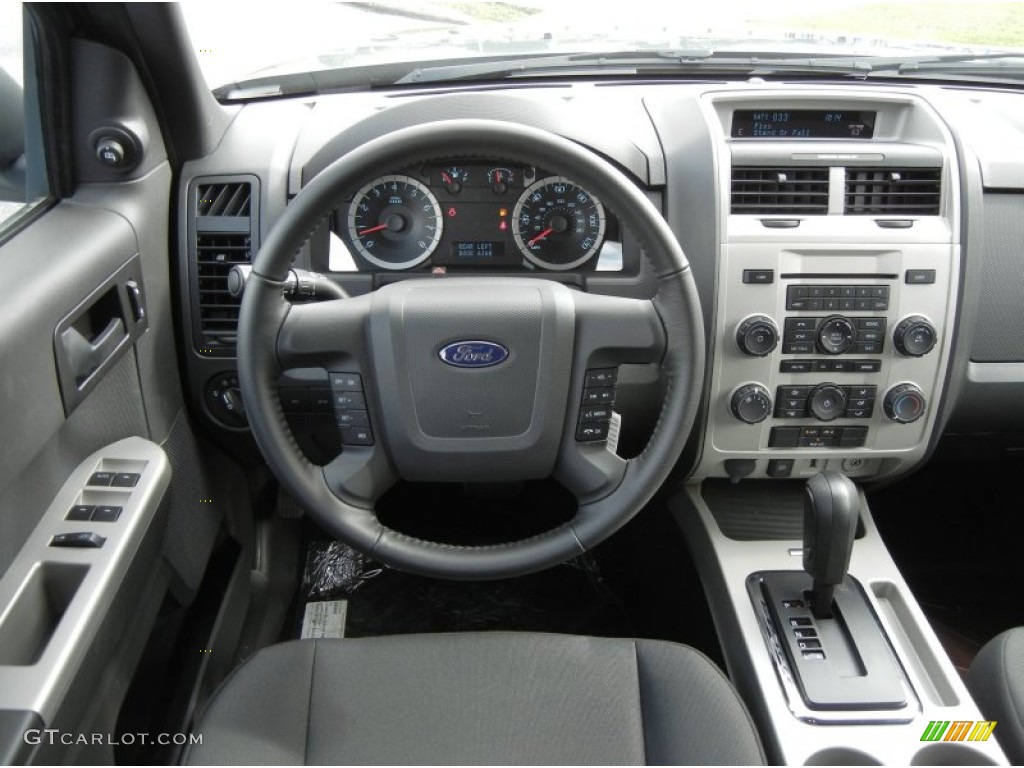 2012 Ford Escape XLT V6 Charcoal Black Dashboard Photo #57092390