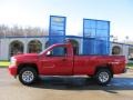 2010 Victory Red Chevrolet Silverado 1500 Regular Cab 4x4  photo #2