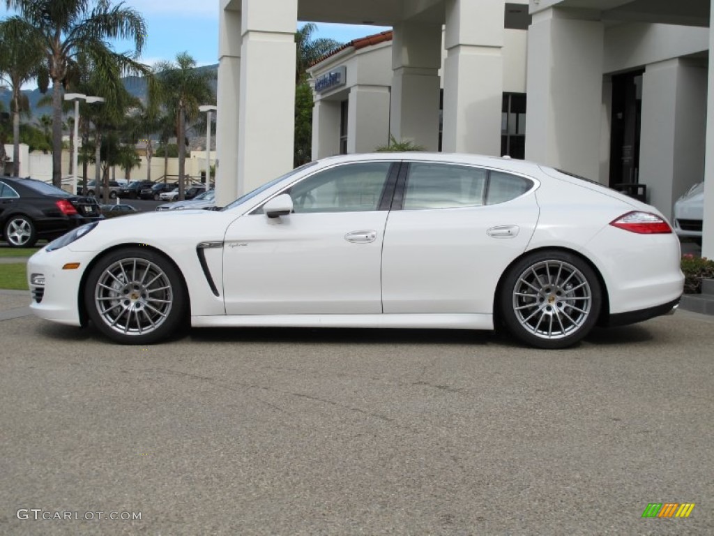 Carrara White 2012 Porsche Panamera S Hybrid Exterior Photo #57093560