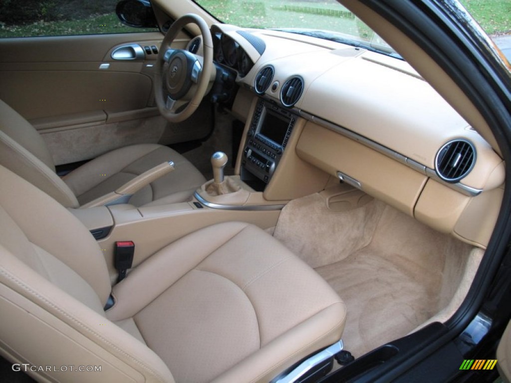 Sand Beige Interior 2008 Porsche Cayman S Photo #57093683