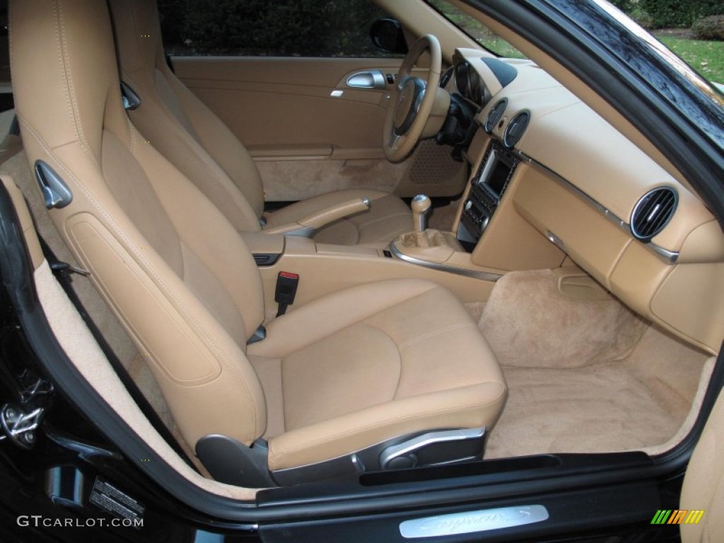 Sand Beige Interior 2008 Porsche Cayman S Photo #57093686