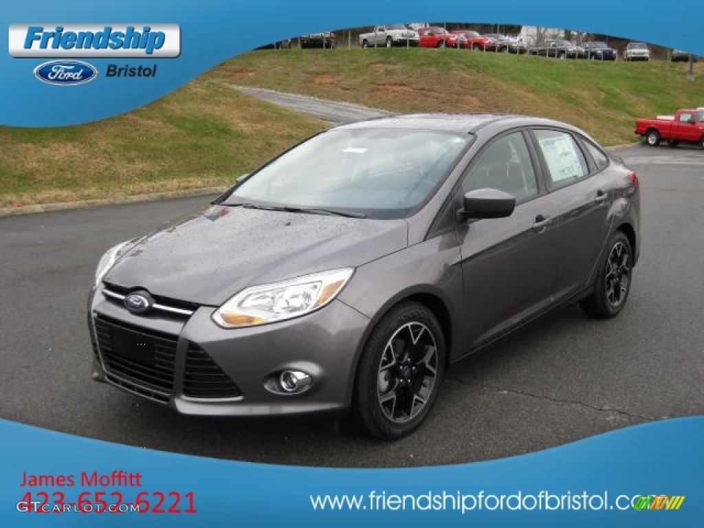 2012 Focus SE Sport Sedan - Sterling Grey Metallic / Two-Tone Sport photo #3