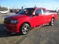 Bright Red 2007 Ford F150 FX2 Sport SuperCab