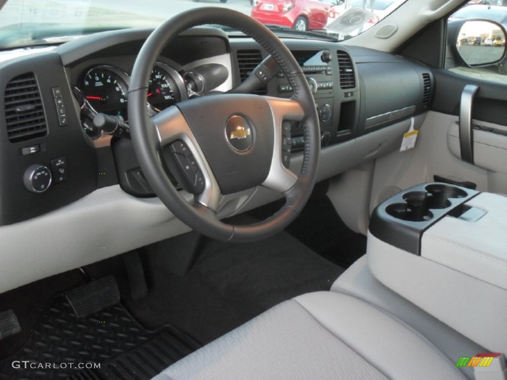 2011 Silverado 1500 LT Crew Cab 4x4 - Blue Granite Metallic / Light Titanium/Ebony photo #25