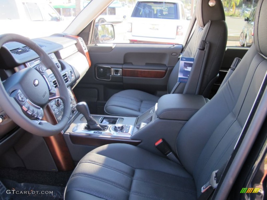 Jet Interior 2012 Land Rover Range Rover Supercharged Photo #57098602