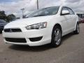 2008 Wicked White Mitsubishi Lancer ES  photo #1