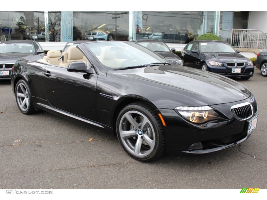 Black Sapphire Metallic 2010 BMW 6 Series 650i Convertible Exterior Photo #57099335