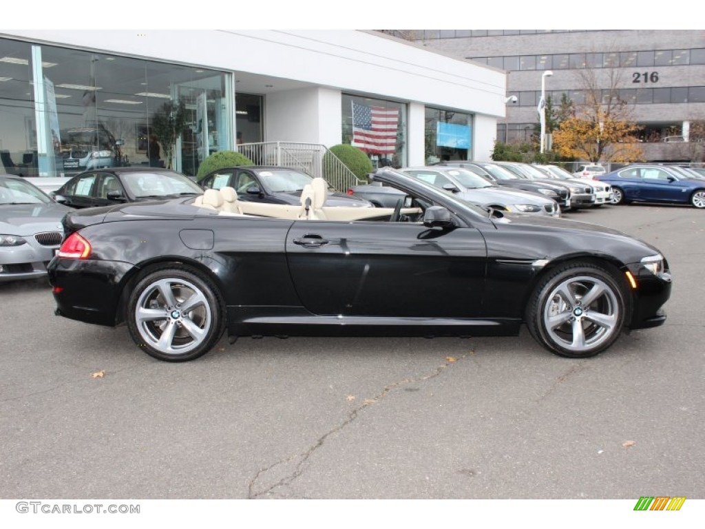 Black Sapphire Metallic 2010 BMW 6 Series 650i Convertible Exterior Photo #57099349