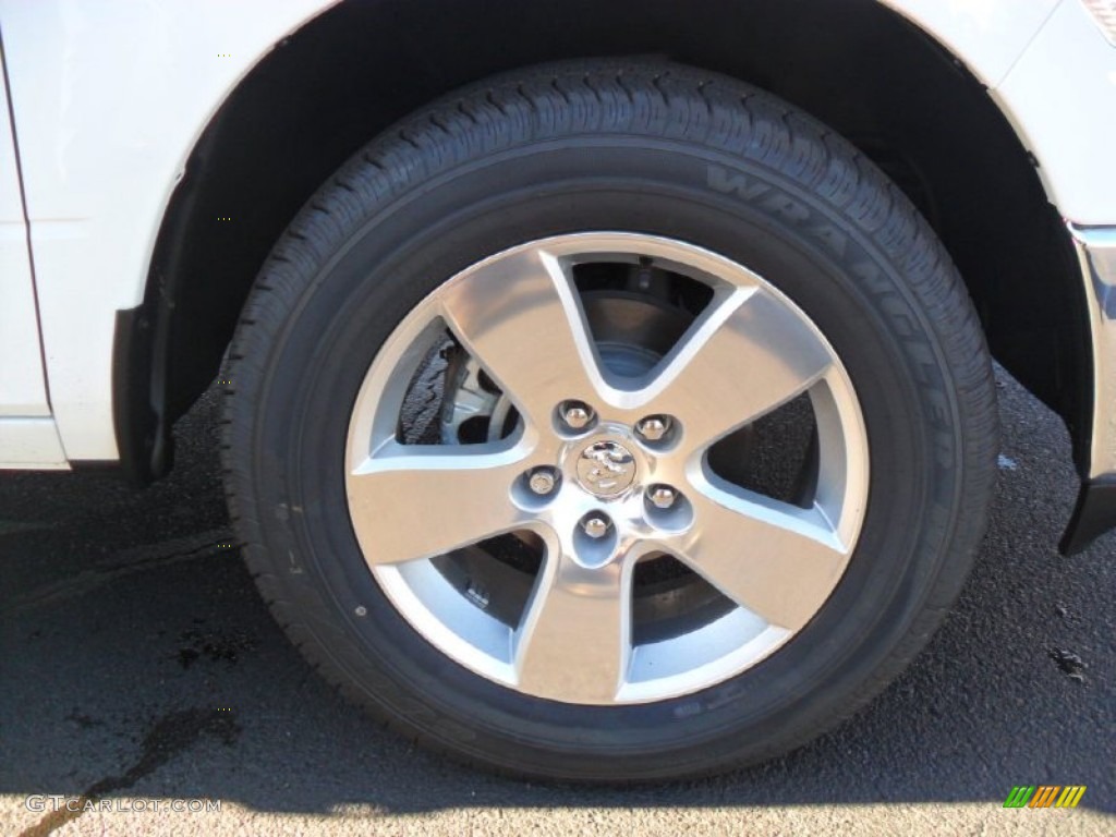 2012 Ram 1500 Big Horn Crew Cab 4x4 - Bright White / Light Pebble Beige/Bark Brown photo #23