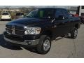 2008 Brilliant Black Crystal Pearl Dodge Ram 2500 SLT Quad Cab 4x4  photo #1