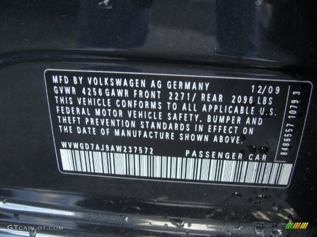2010 GTI 4 Door - Carbon Grey Steel / Titan Black Leather photo #16