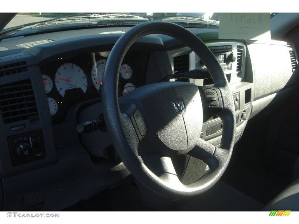 2008 Ram 2500 SLT Quad Cab 4x4 - Brilliant Black Crystal Pearl / Medium Slate Gray photo #44