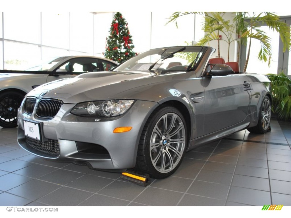 2011 M3 Convertible - Space Gray Metallic / Fox Red Novillo Leather photo #1