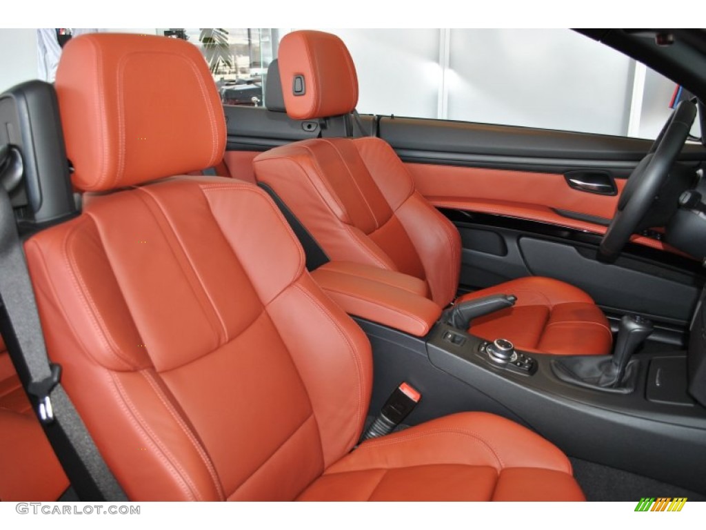 Fox Red Novillo Leather Interior 2011 BMW M3 Convertible Photo #57102745