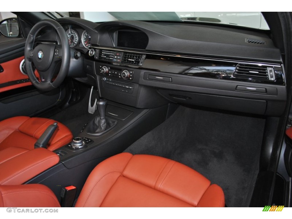 2011 BMW M3 Convertible Fox Red Novillo Leather Dashboard Photo #57102752