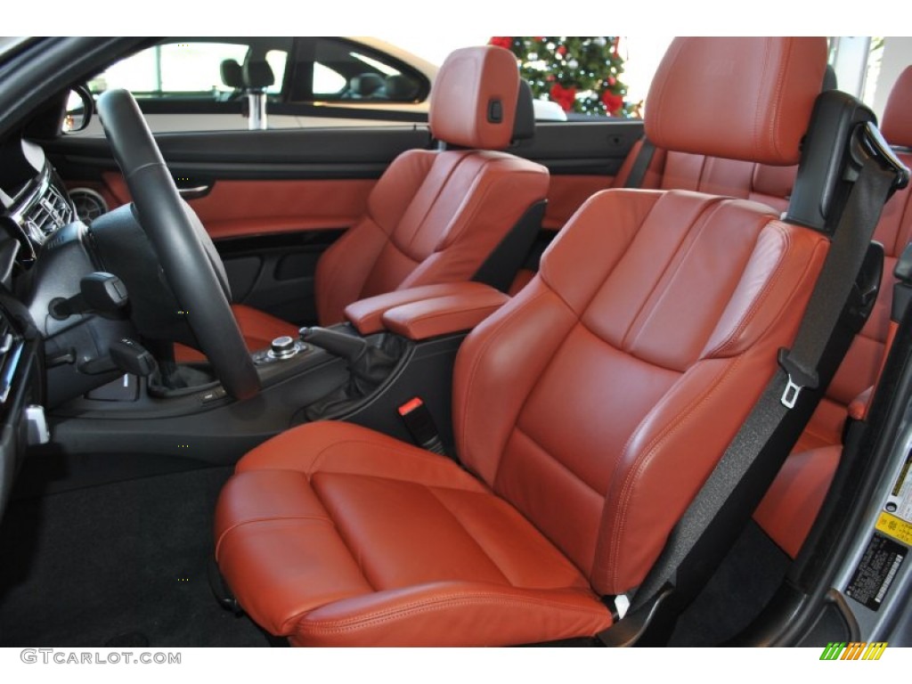 Fox Red Novillo Leather Interior 2011 BMW M3 Convertible Photo #57102778