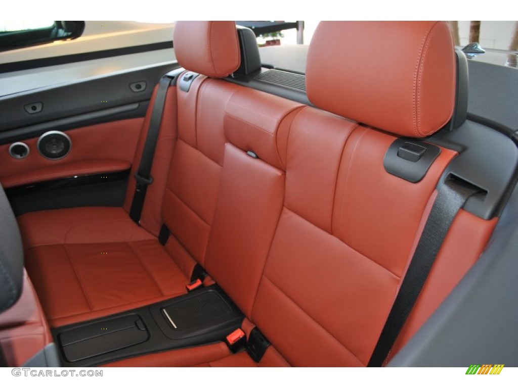 Fox Red Novillo Leather Interior 2011 BMW M3 Convertible Photo #57102806