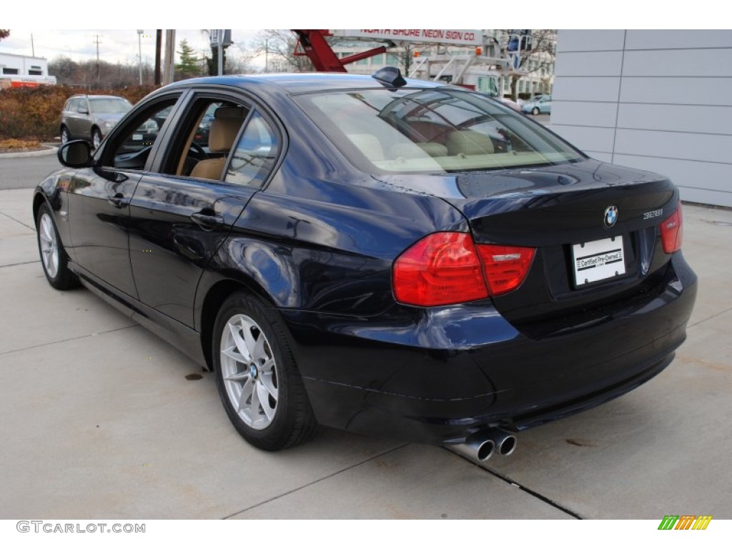 2010 3 Series 328i xDrive Sedan - Monaco Blue Metallic / Beige photo #4