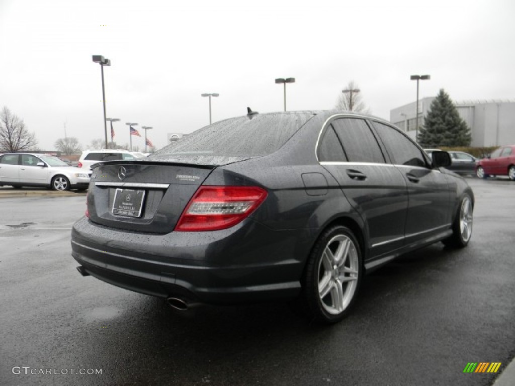 2009 C 350 Sport - Steel Grey Metallic / Black photo #6