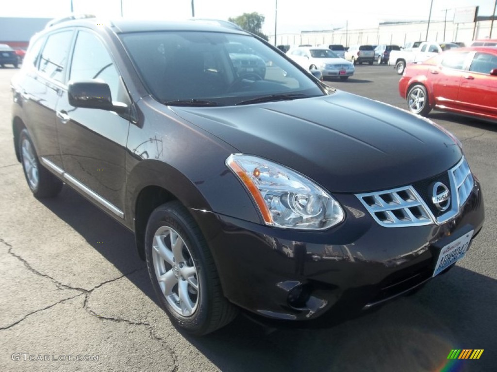 2011 Rogue SV AWD - Black Amethyst / Black photo #1