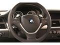 2011 BMW X6 Ivory Interior Steering Wheel Photo