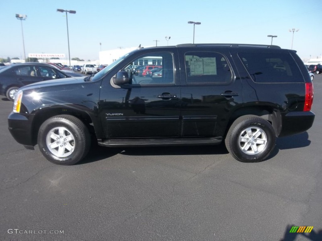 Onyx Black 2011 GMC Yukon SLE 4x4 Exterior Photo #57103576
