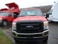 2012 Vermillion Red Ford F250 Super Duty XL Regular Cab 4x4 Chassis  photo #3