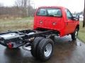 2012 Vermillion Red Ford F250 Super Duty XL Regular Cab 4x4 Chassis  photo #6
