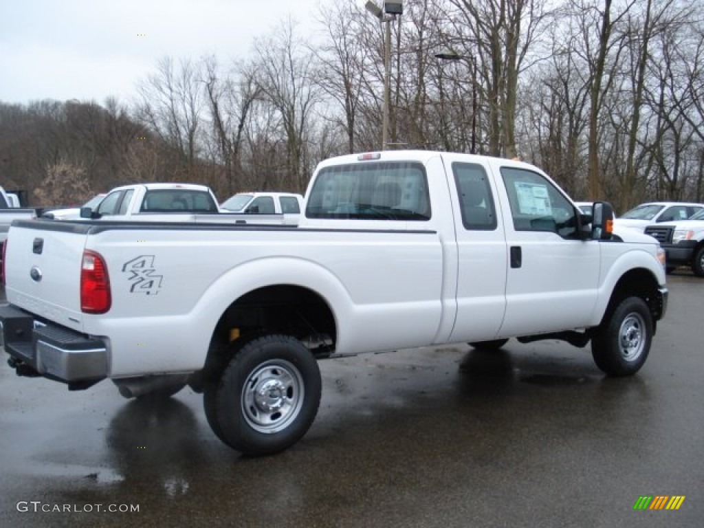 2012 F350 Super Duty XL SuperCab 4x4 - Oxford White / Steel photo #6