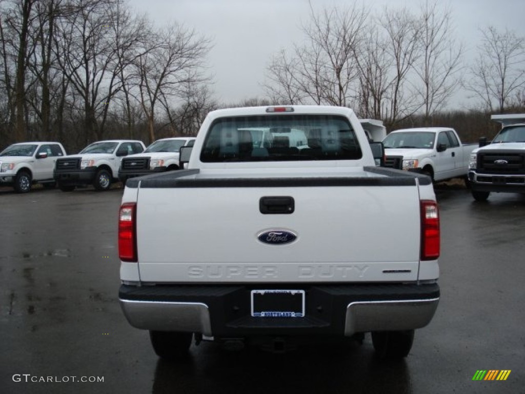 2012 F350 Super Duty XL SuperCab 4x4 - Oxford White / Steel photo #7