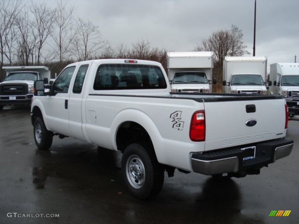 2012 F350 Super Duty XL SuperCab 4x4 - Oxford White / Steel photo #8