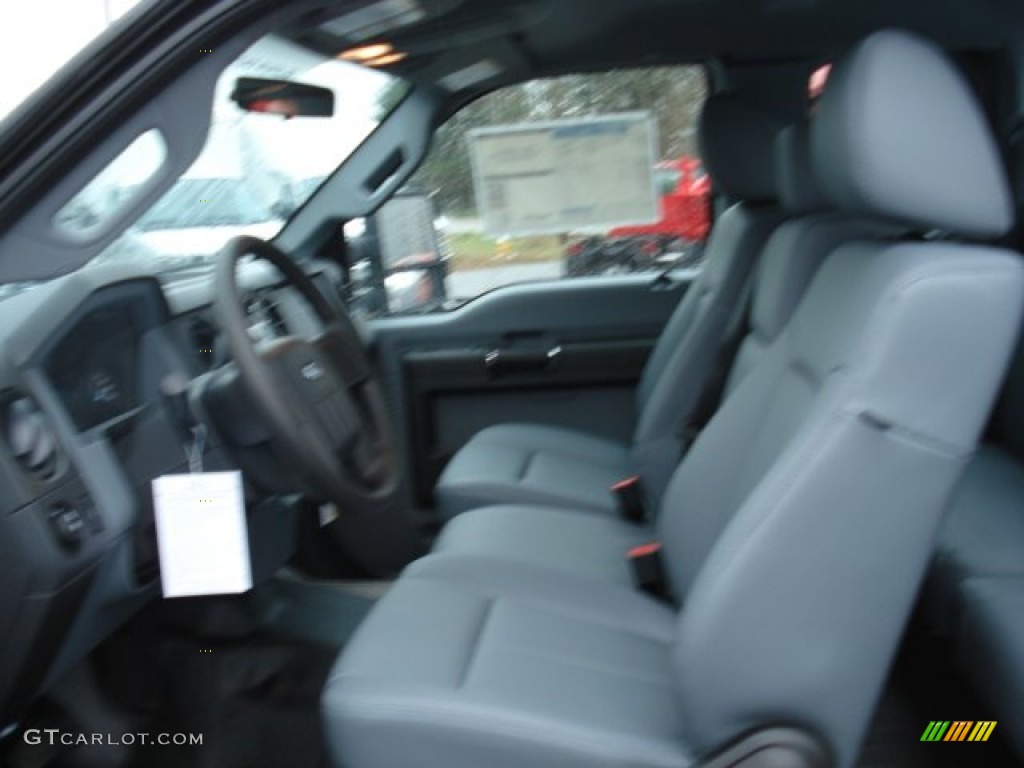 2012 F350 Super Duty XL SuperCab 4x4 - Oxford White / Steel photo #11