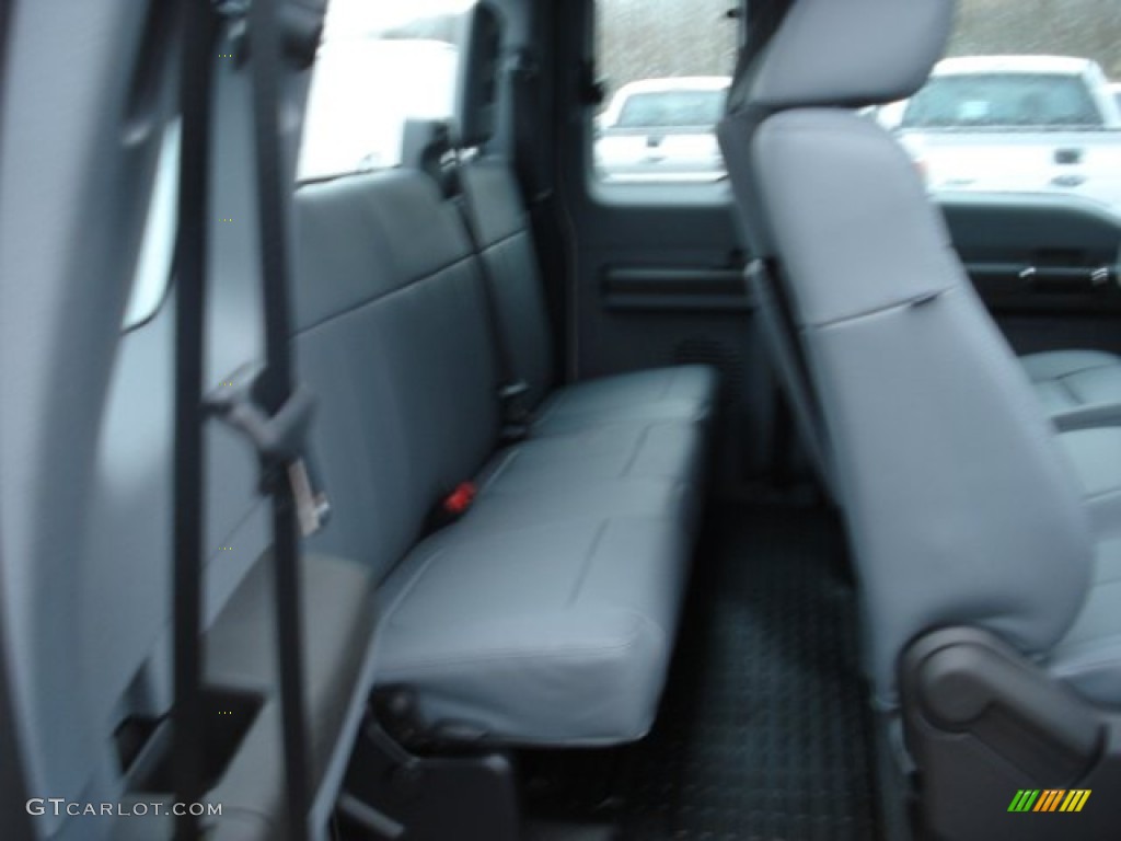 2012 F350 Super Duty XL SuperCab 4x4 - Oxford White / Steel photo #15