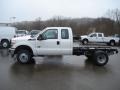 Oxford White 2012 Ford F350 Super Duty XL SuperCab 4x4 Chassis