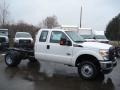 2012 Oxford White Ford F350 Super Duty XL SuperCab 4x4 Chassis  photo #5
