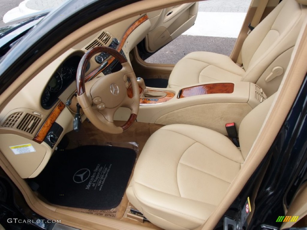 Cashmere Interior 2009 Mercedes-Benz E 320 BlueTEC Sedan Photo #57105271