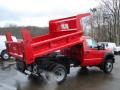 2011 Vermillion Red Ford F450 Super Duty XL Regular Cab 4x4 Chassis Dump Truck  photo #6