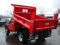 Vermillion Red 2011 Ford F450 Super Duty XL Regular Cab 4x4 Chassis Dump Truck Exterior